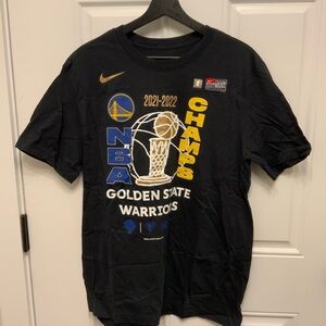 Nike Black Golden State Warriors Champs Tee